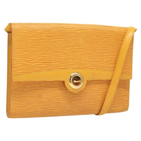 LOUIS VUITTON Epi Arsch Shoulder Bag Yellow M52579 LV Auth 130332 - Picture 1 of 16